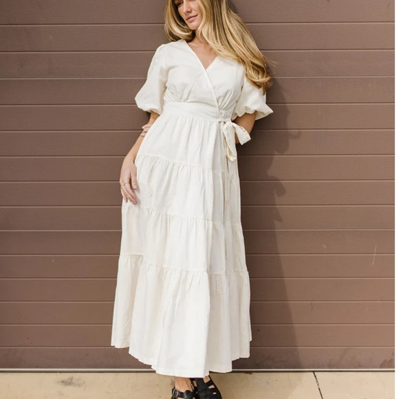 shop zoco Dresses Zoco Blue Wrap Dress Poshmark